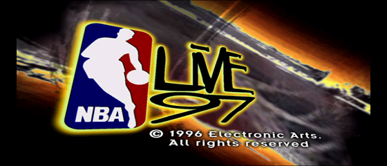 NBA Live 97 Title Screen